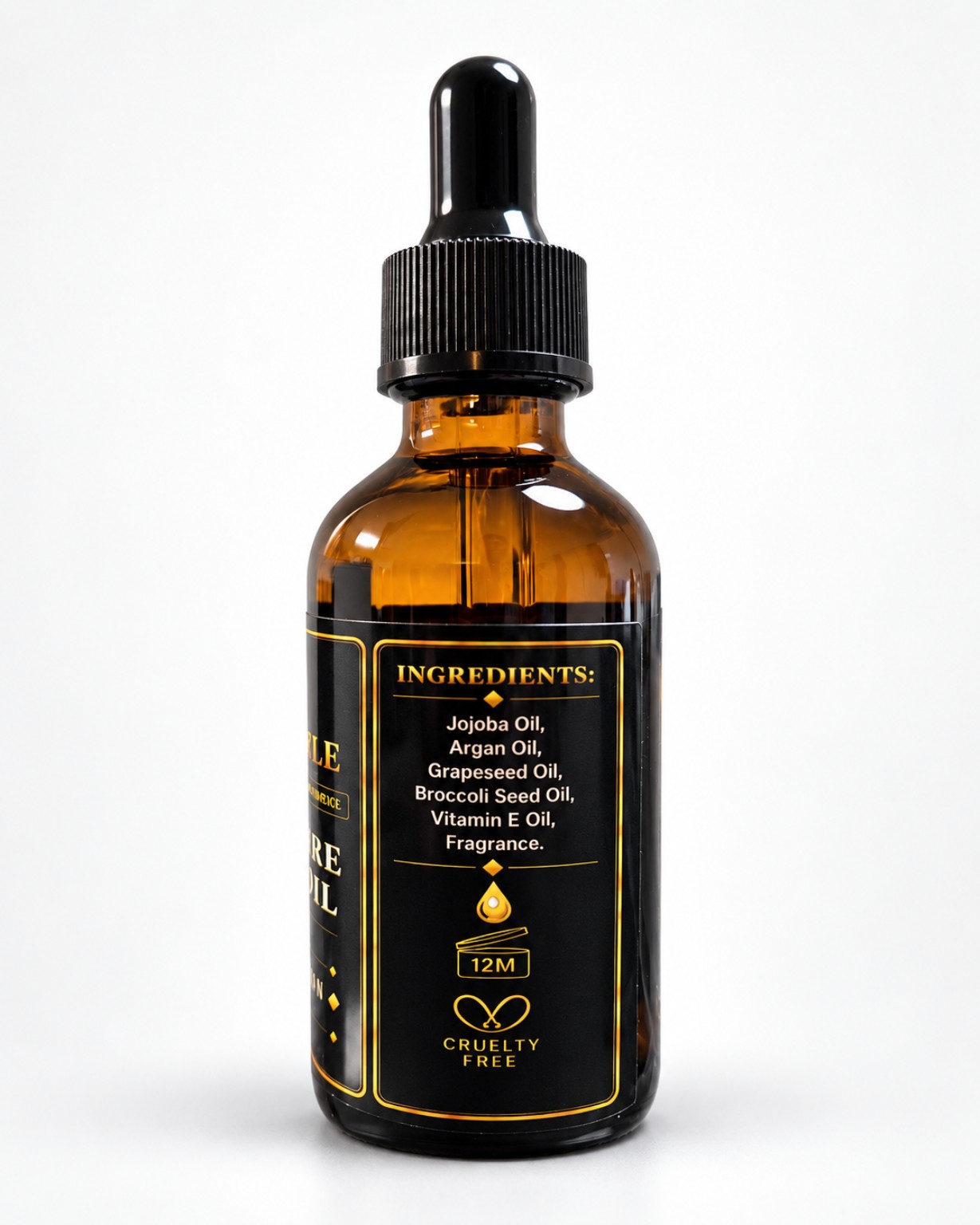 2 oz beard oil ingredients panel