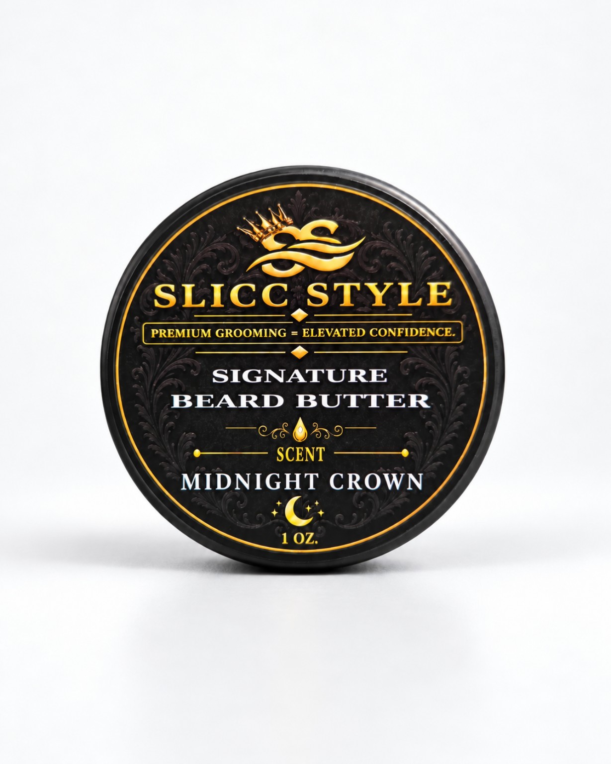 SLICC STYLE Midnight Crown 1 oz Signature Beard Butter